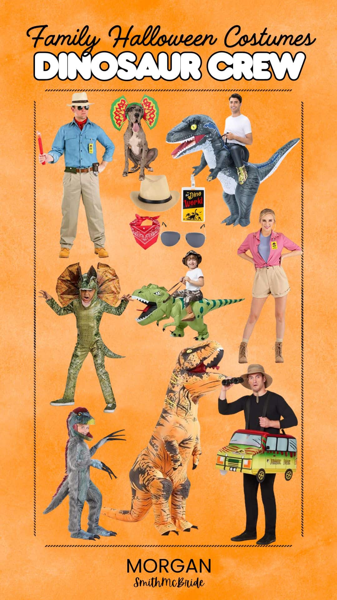 Jurassic Park Family Halloween Costumes