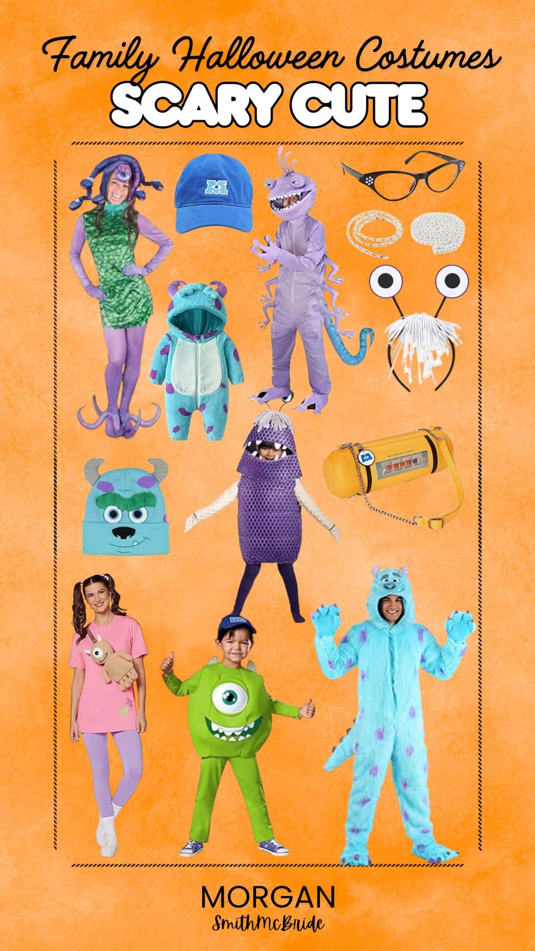 Monsters Inc Family Halloween Costumes