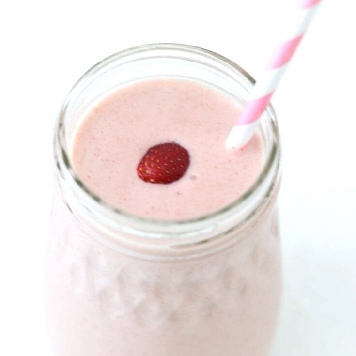 Image for Banana Strawberry Peanut Butter Smoothie