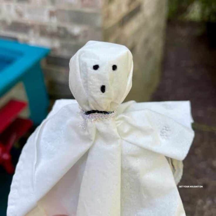 Image for Ghost Lollipop Craft from the 1980s