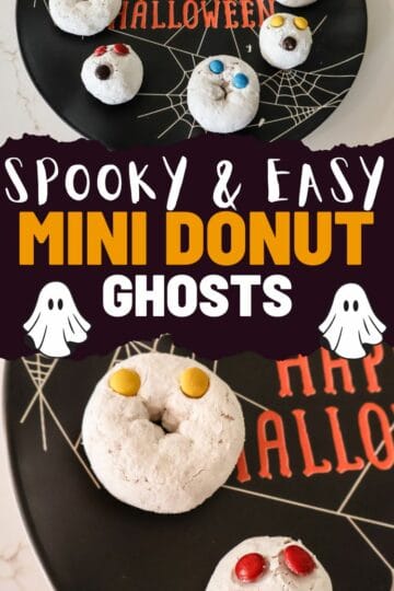 halloween ghost donuts