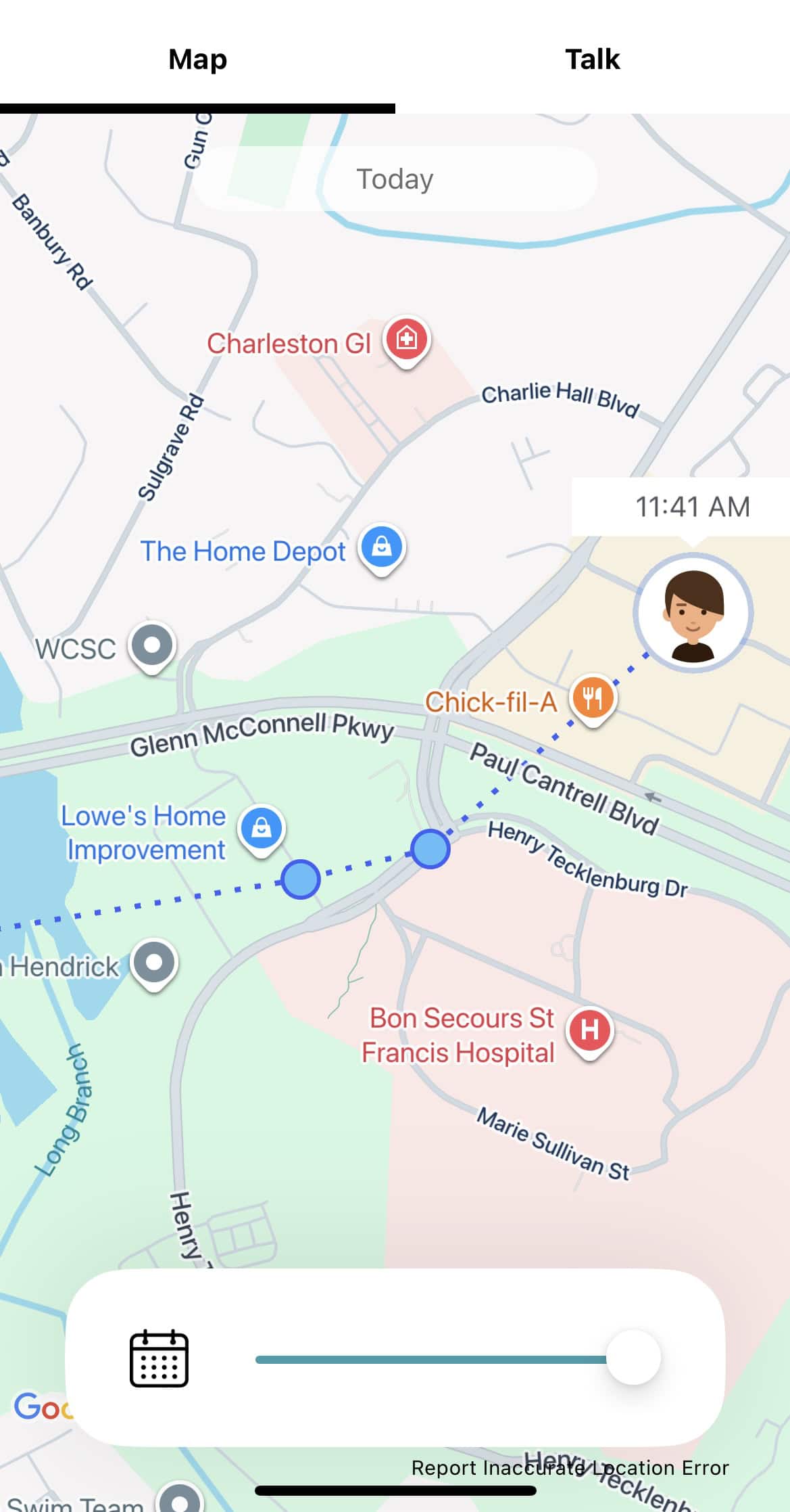 BoT Talk Tracker App Screenshot