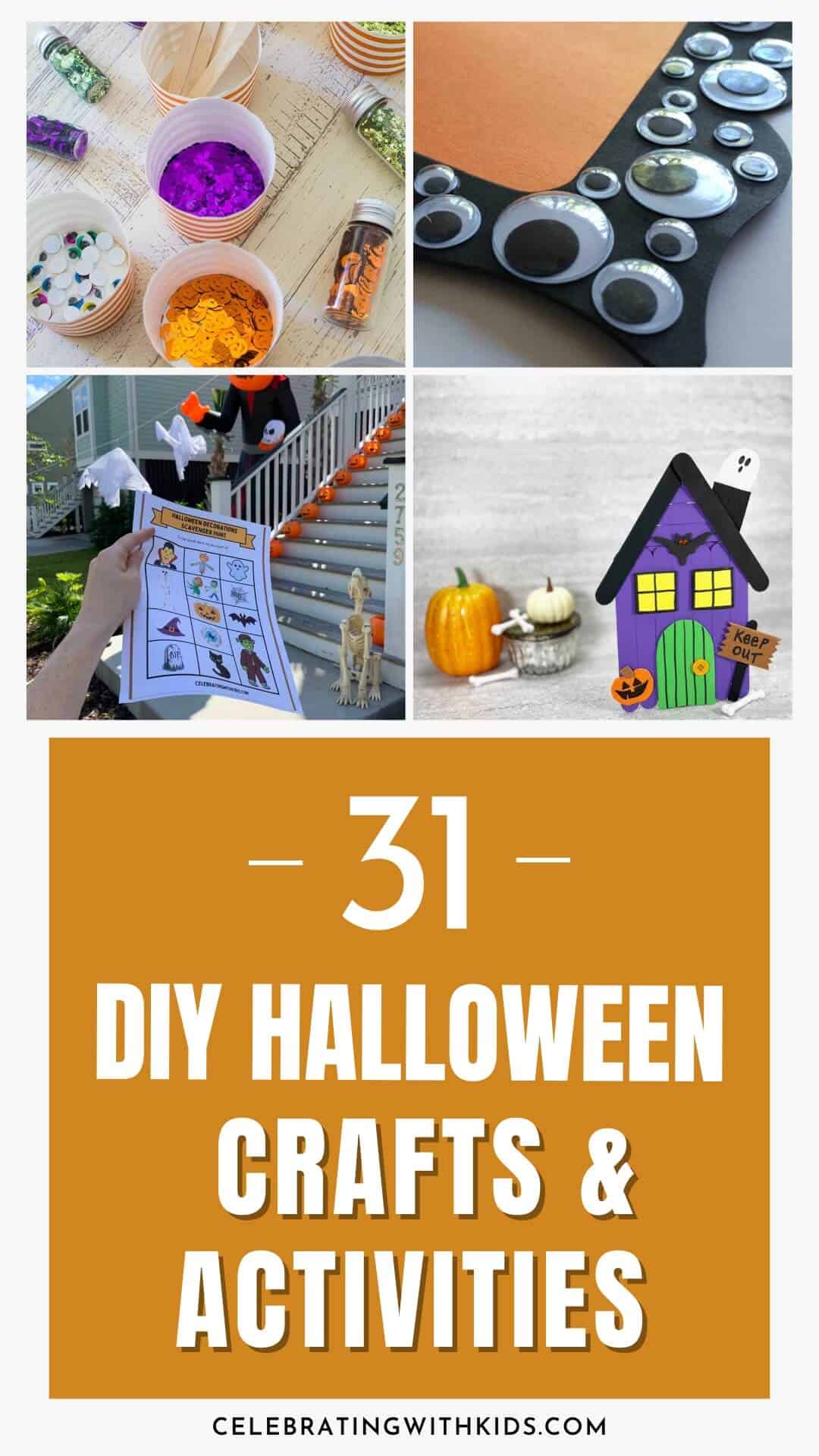 easy Halloween crafts & activities for kids