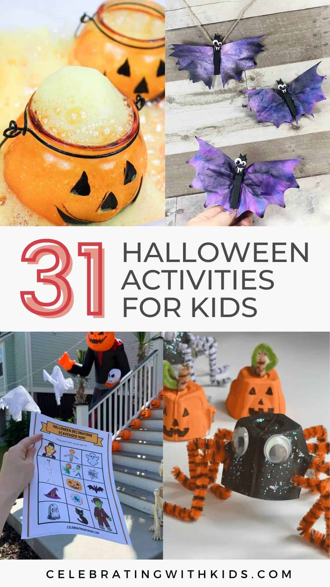 easy Halloween crafts & activities for kids