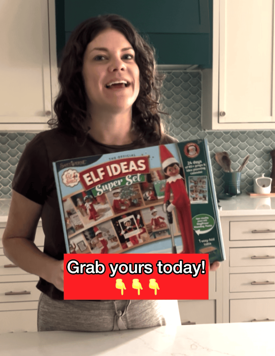 me holding elf ont he shelf kit