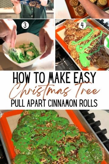 Cinnamon Roll Pull parat Christmas Tree