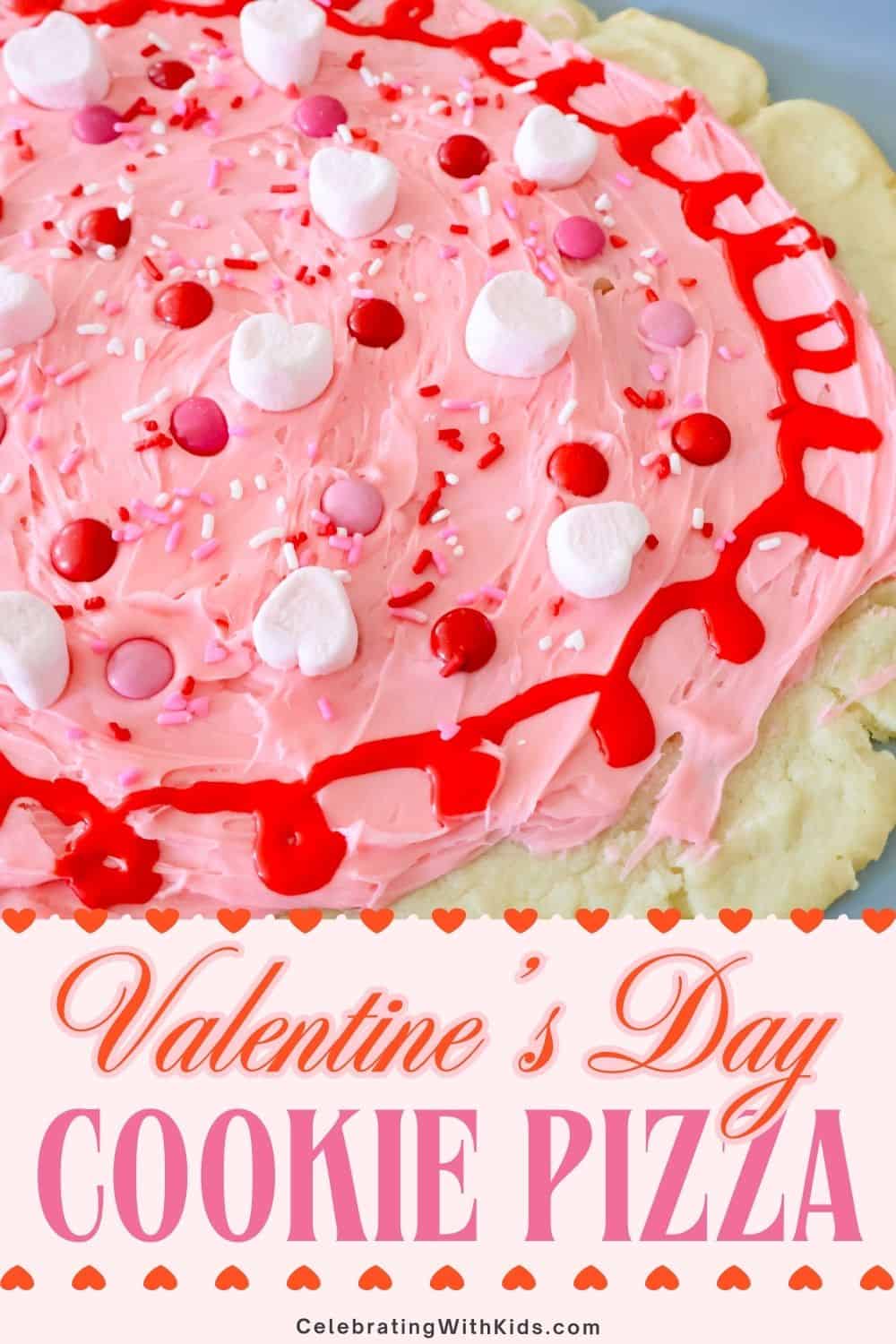 How to make a Valentine’s Day Cookie Pizza