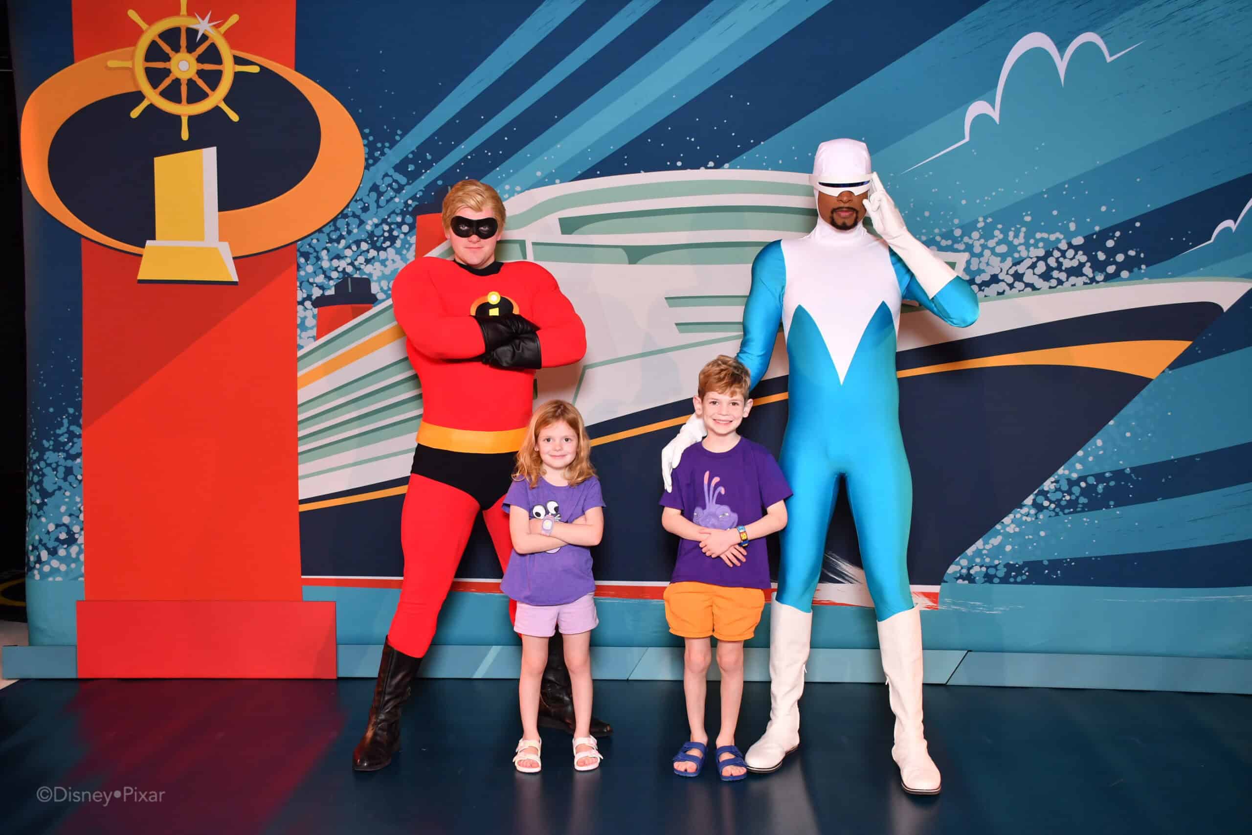 incredibles on pixar day at sea disney cruise