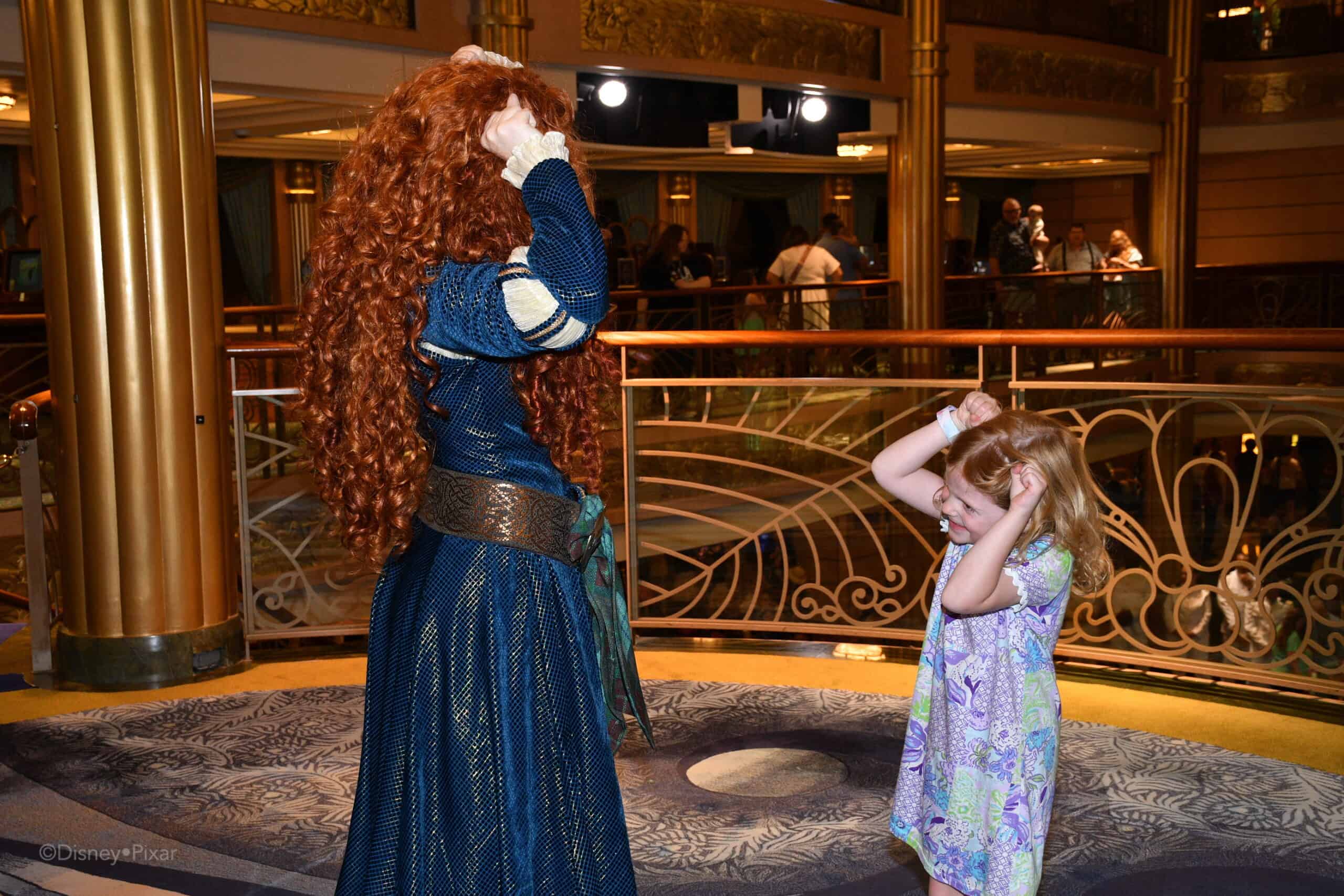 merida on pixar day at sea disney cruise