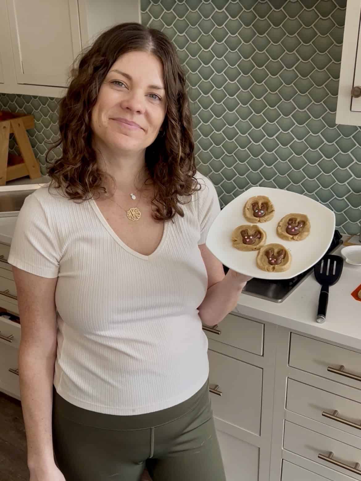 how to make easter bunny chocolate cookies