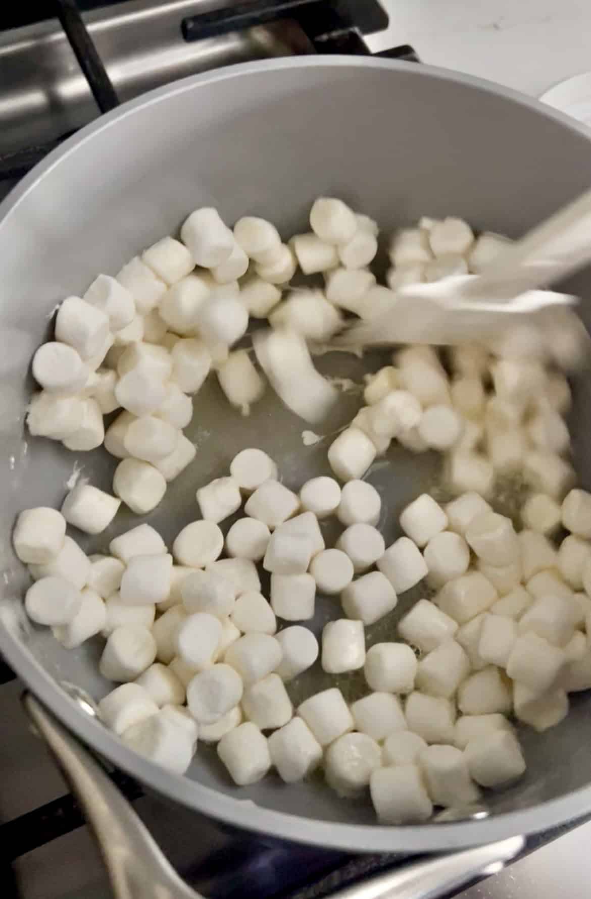 melting marshmallows