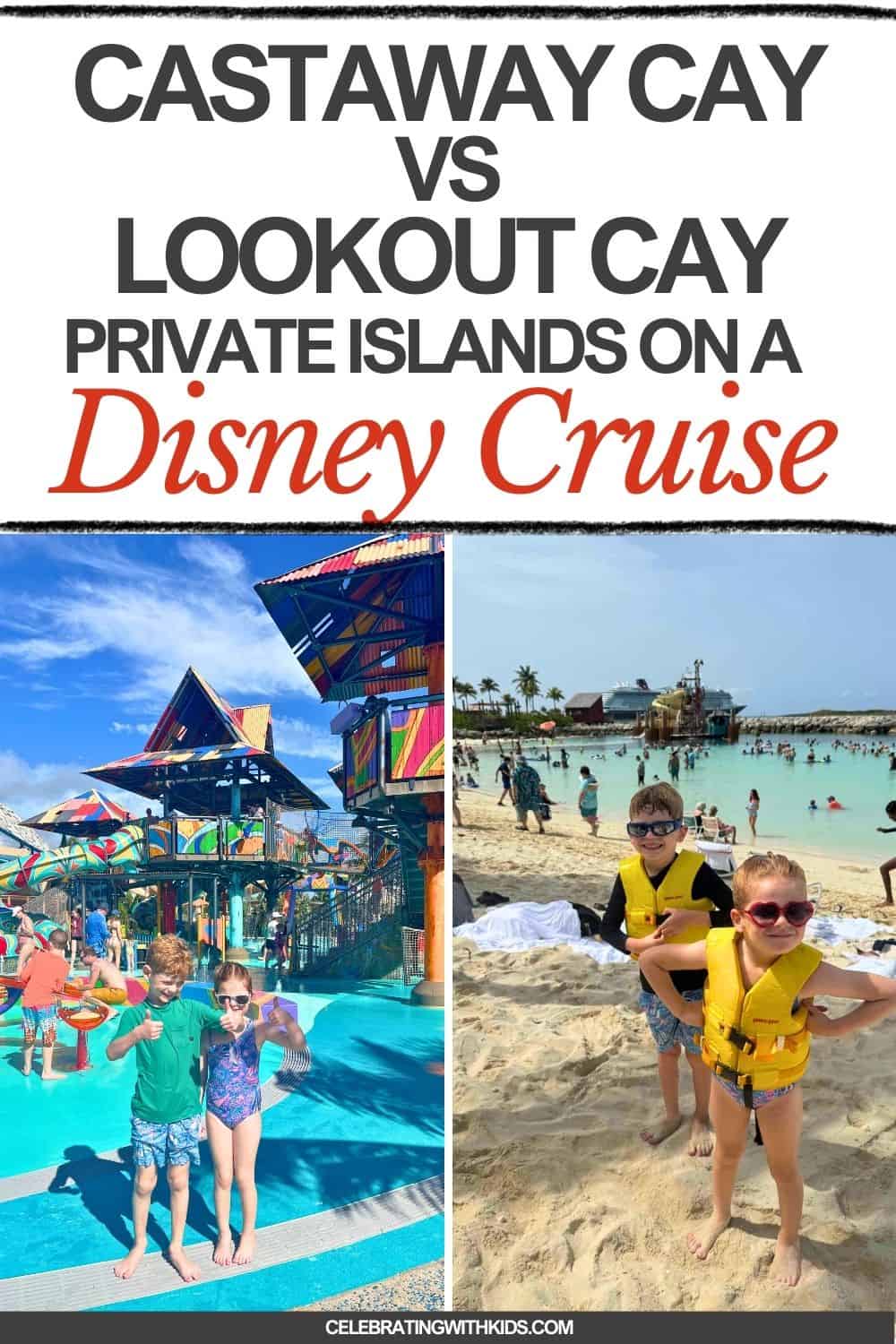 disney cruise private islands lookout cay vs castaway cay