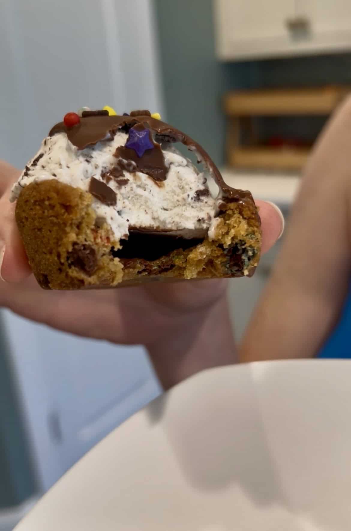 cookie ice cream cups