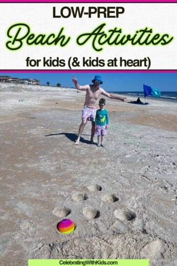 Low-Prep Beach Activities for Kids pins