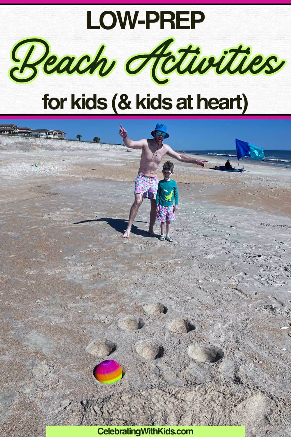Low-Prep Beach Activities for Kids pins