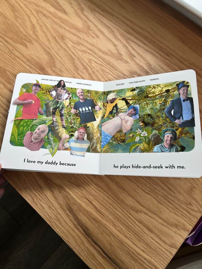 personalized fathers day photo book DIY