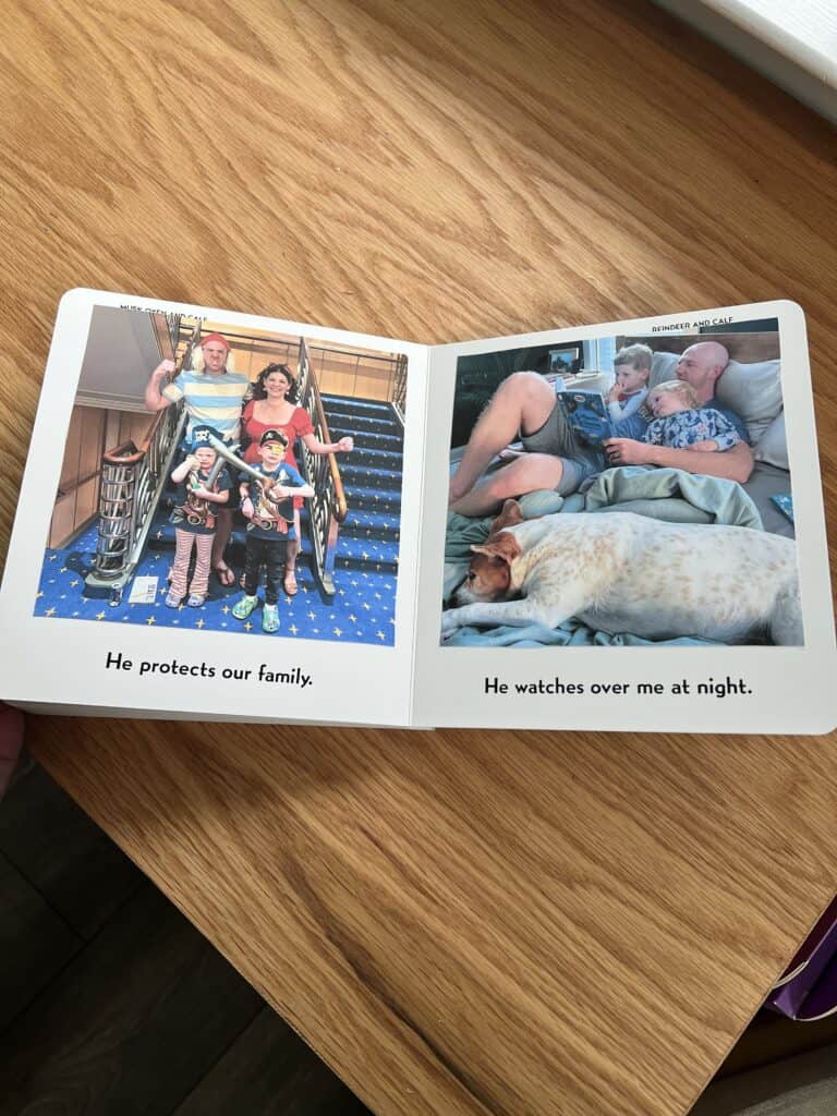 personalized fathers day photo book DIY