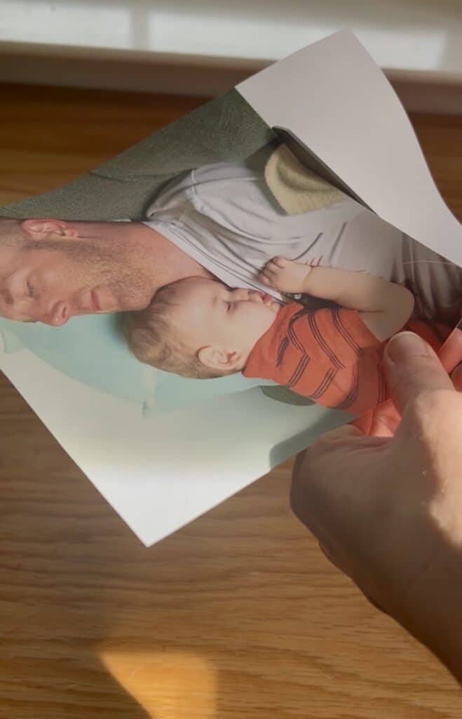 personalized fathers day photo book DIY