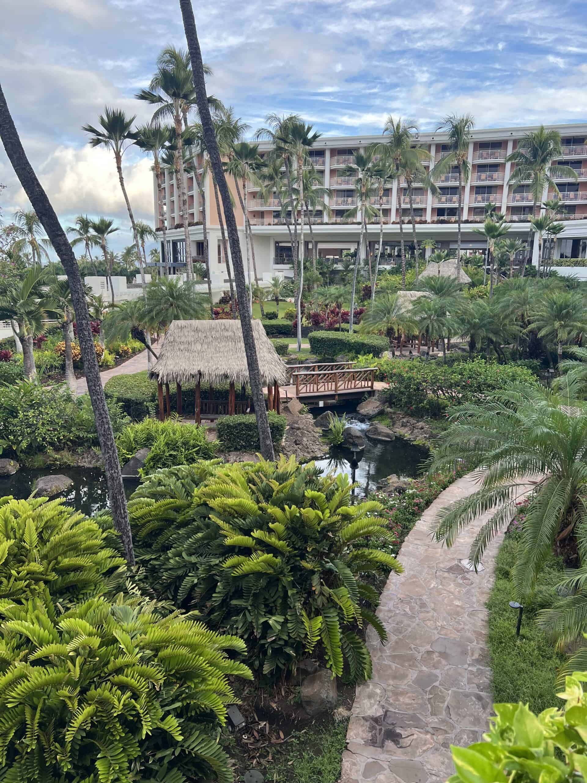 grand wailea resort maui hawaii lush grounds