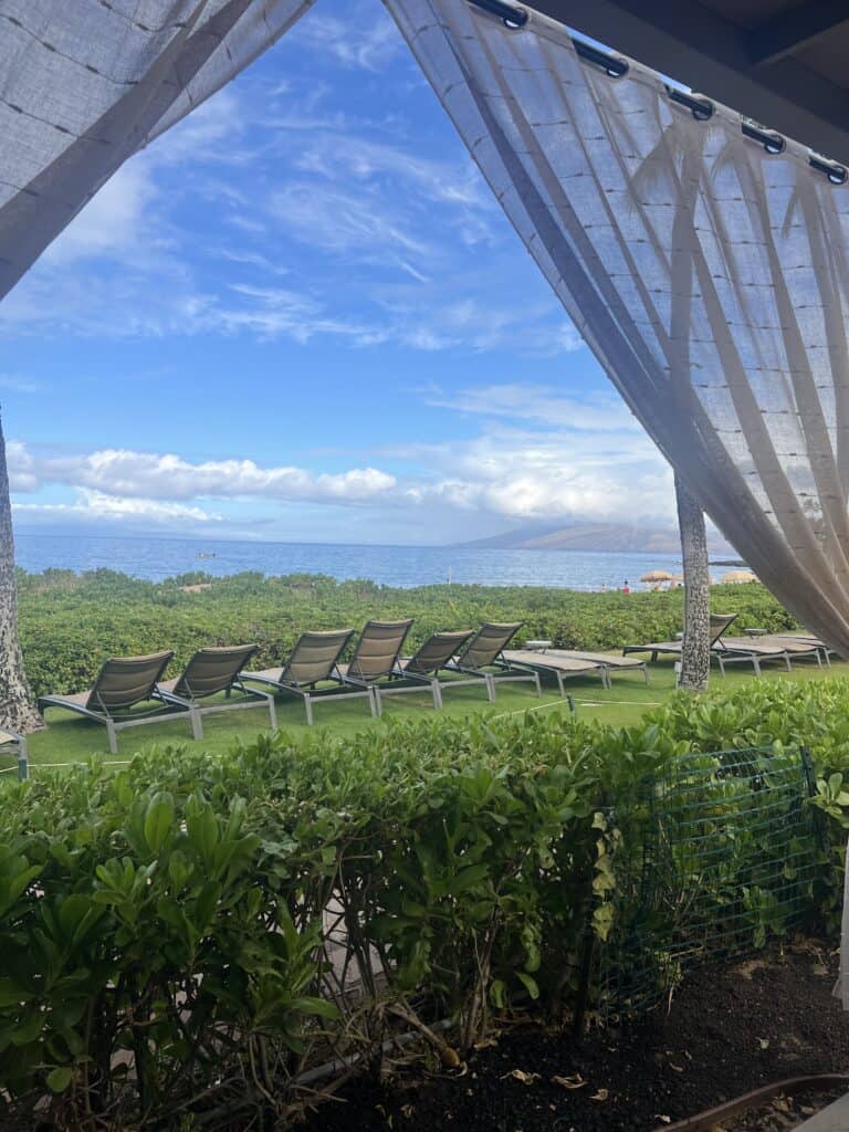 grand wailea maui Hawaii cabana rental