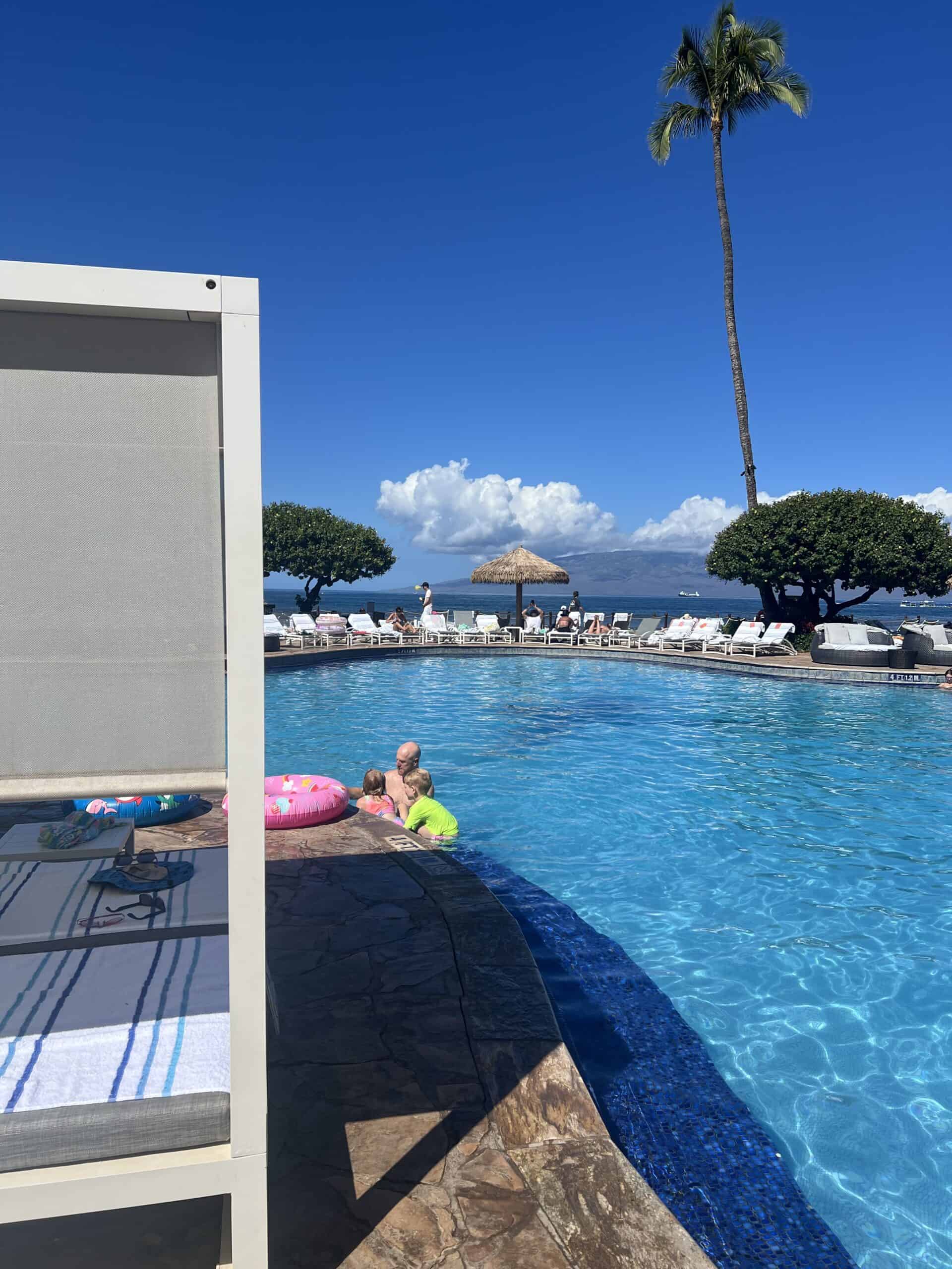 pool at the hyatt regency maui