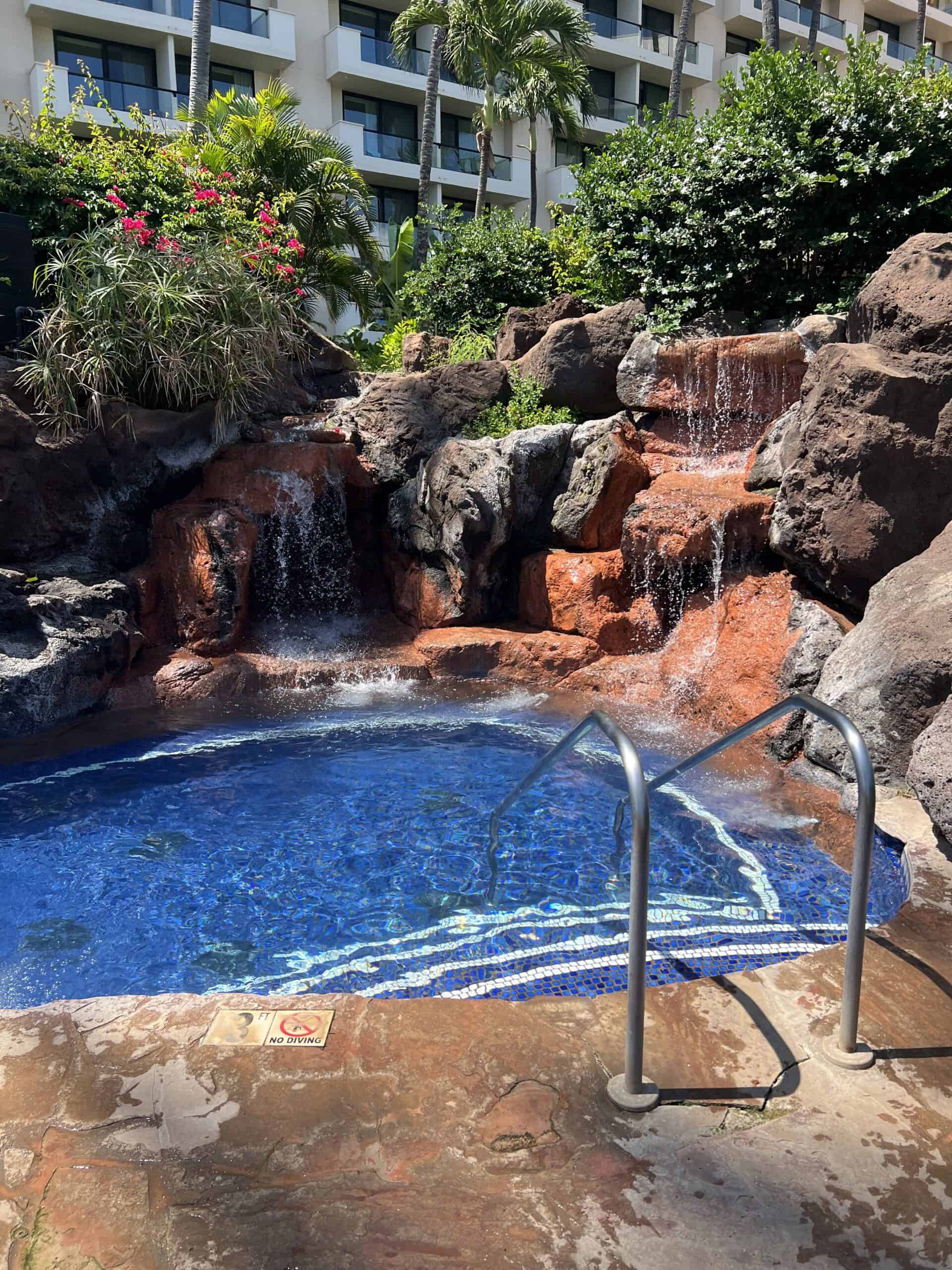 hyatt regency maui waterfall hot tub