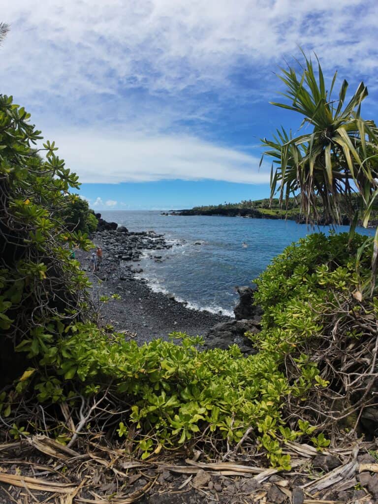 Black Sand Beach Hana Maui