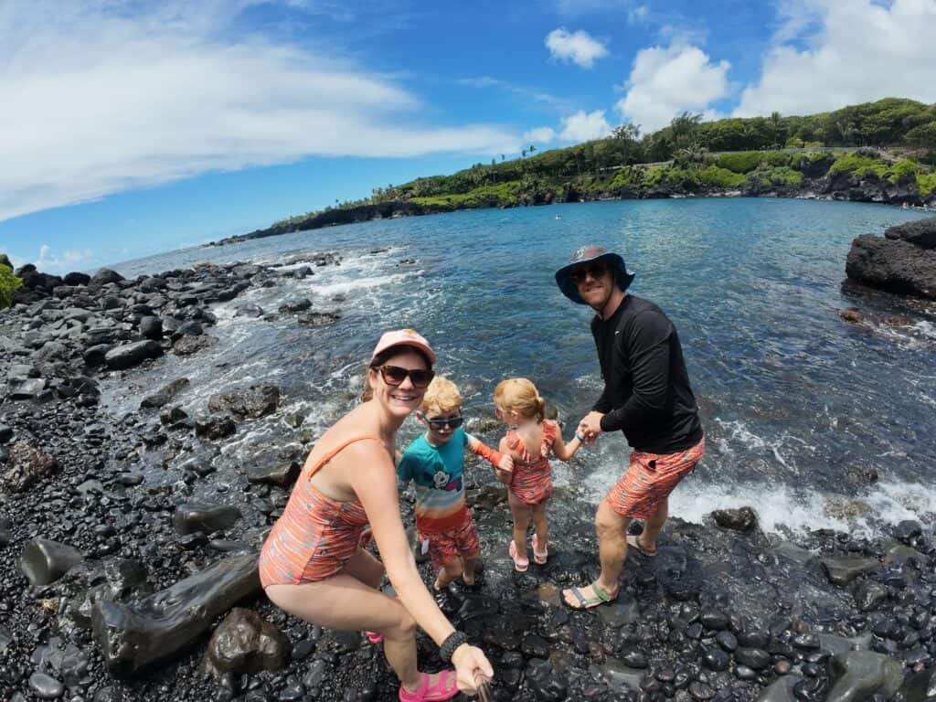 Black Sand Beach Hana Maui