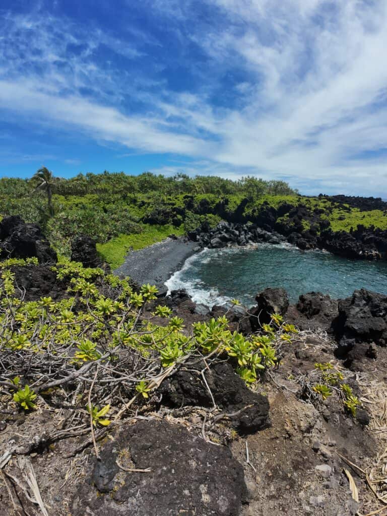Black Sand Beach Hana Maui