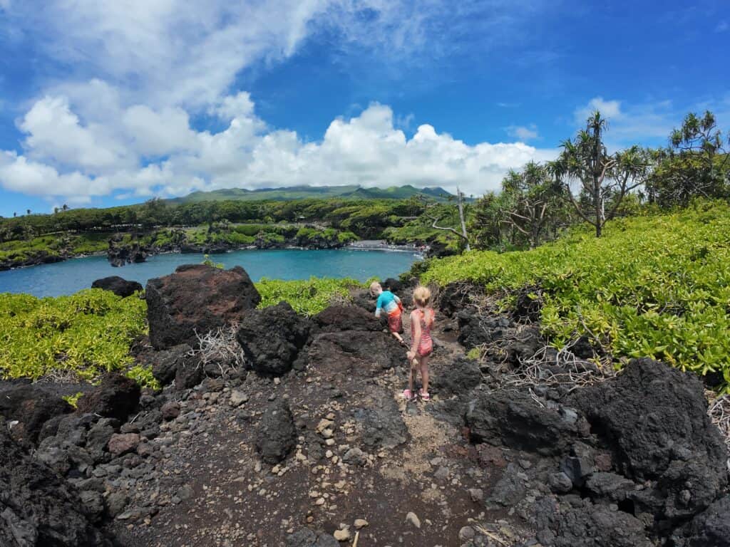 Black Sand Beach Hana Maui