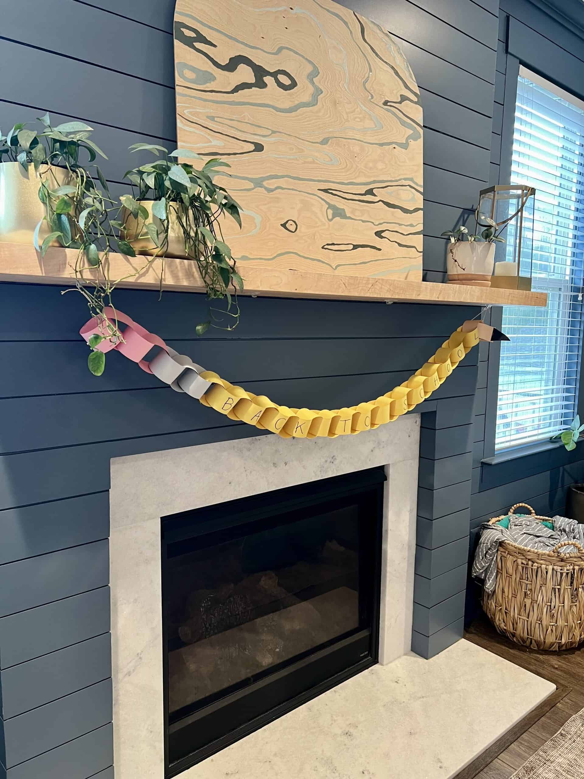 DIY Paper Chain Pencil for back to school