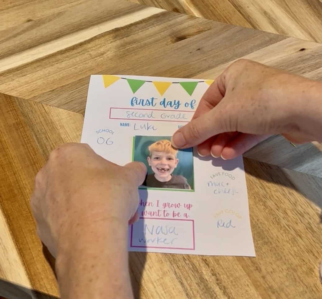 time capsule about me page