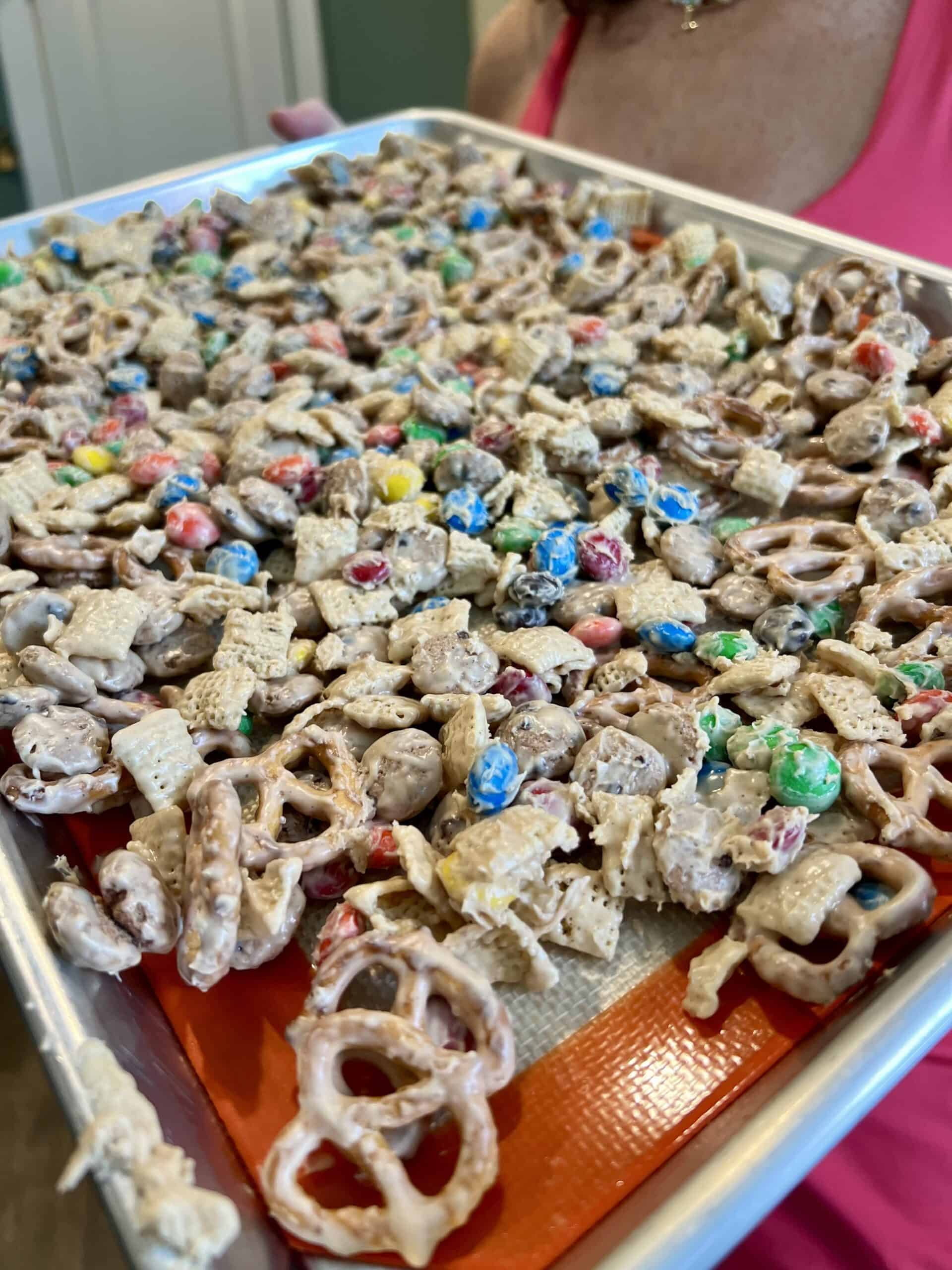 Monster Cookie Snack Mix recipe