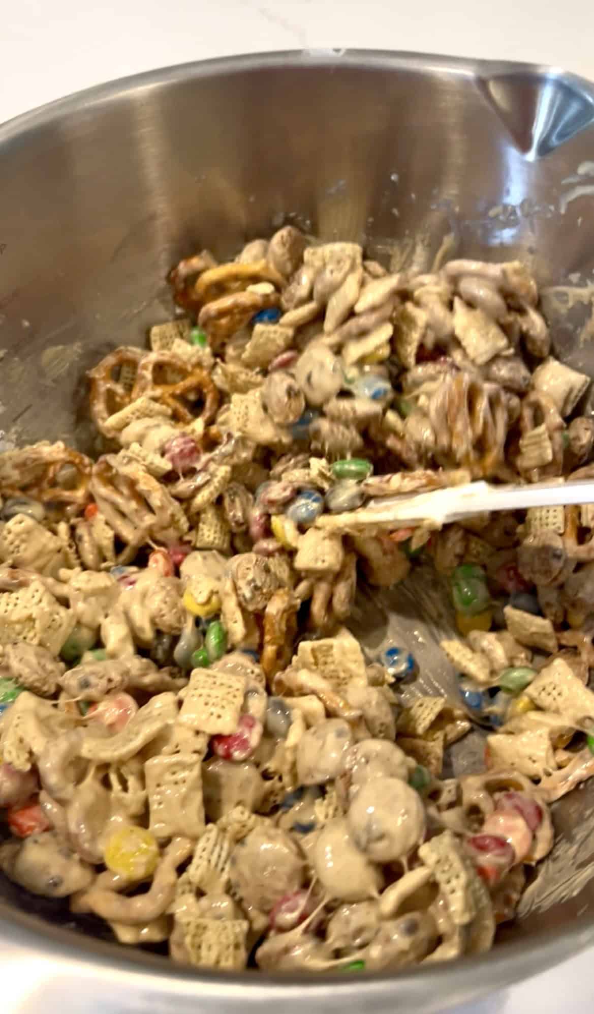 Monster Cookie Snack Mix recipe