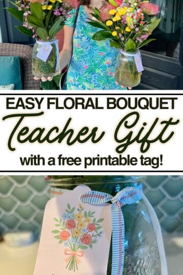 floral bouquet teacher gift