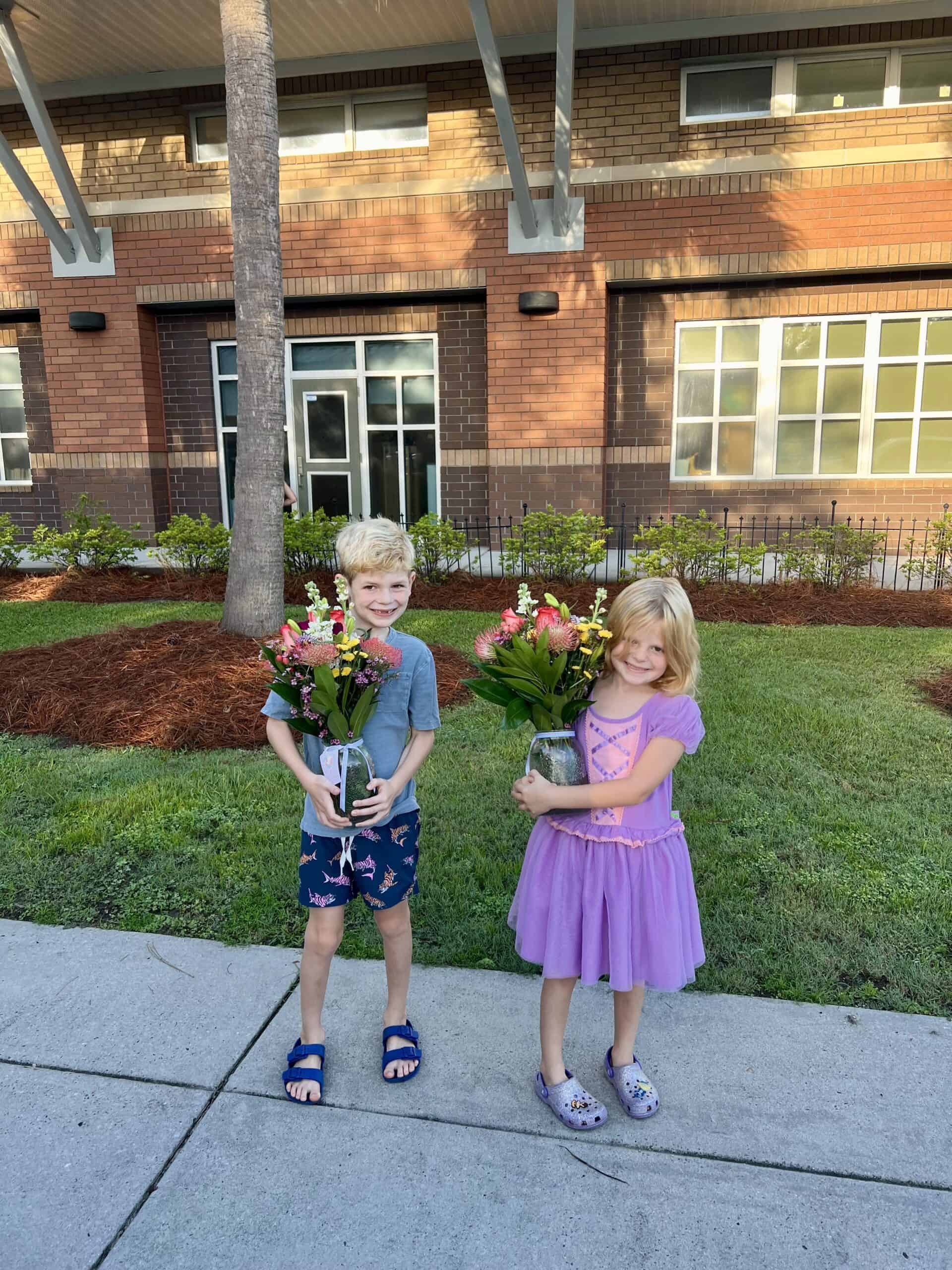 floral bouquet teacher gift