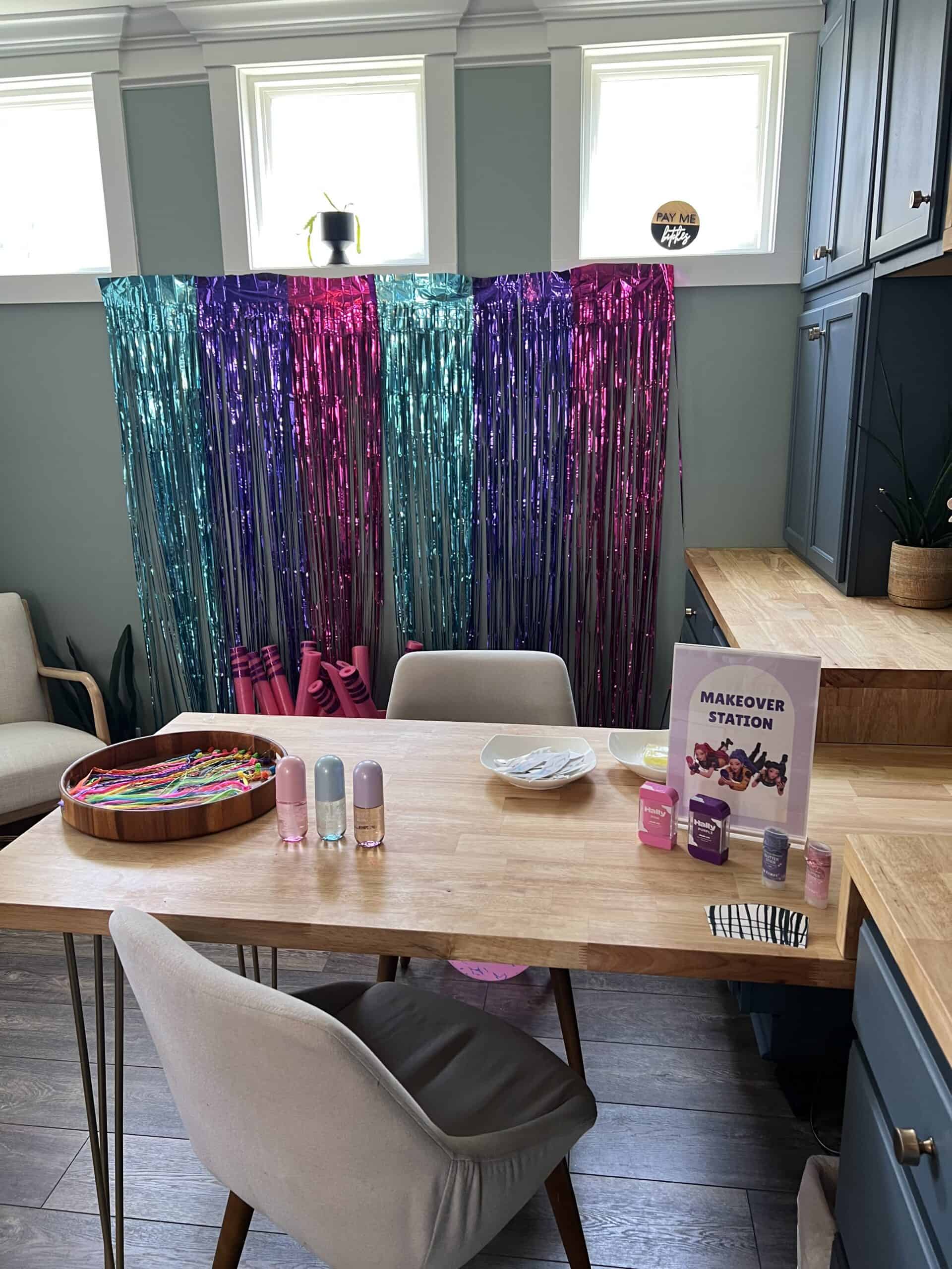 kpop demon hunters birthday party ideas