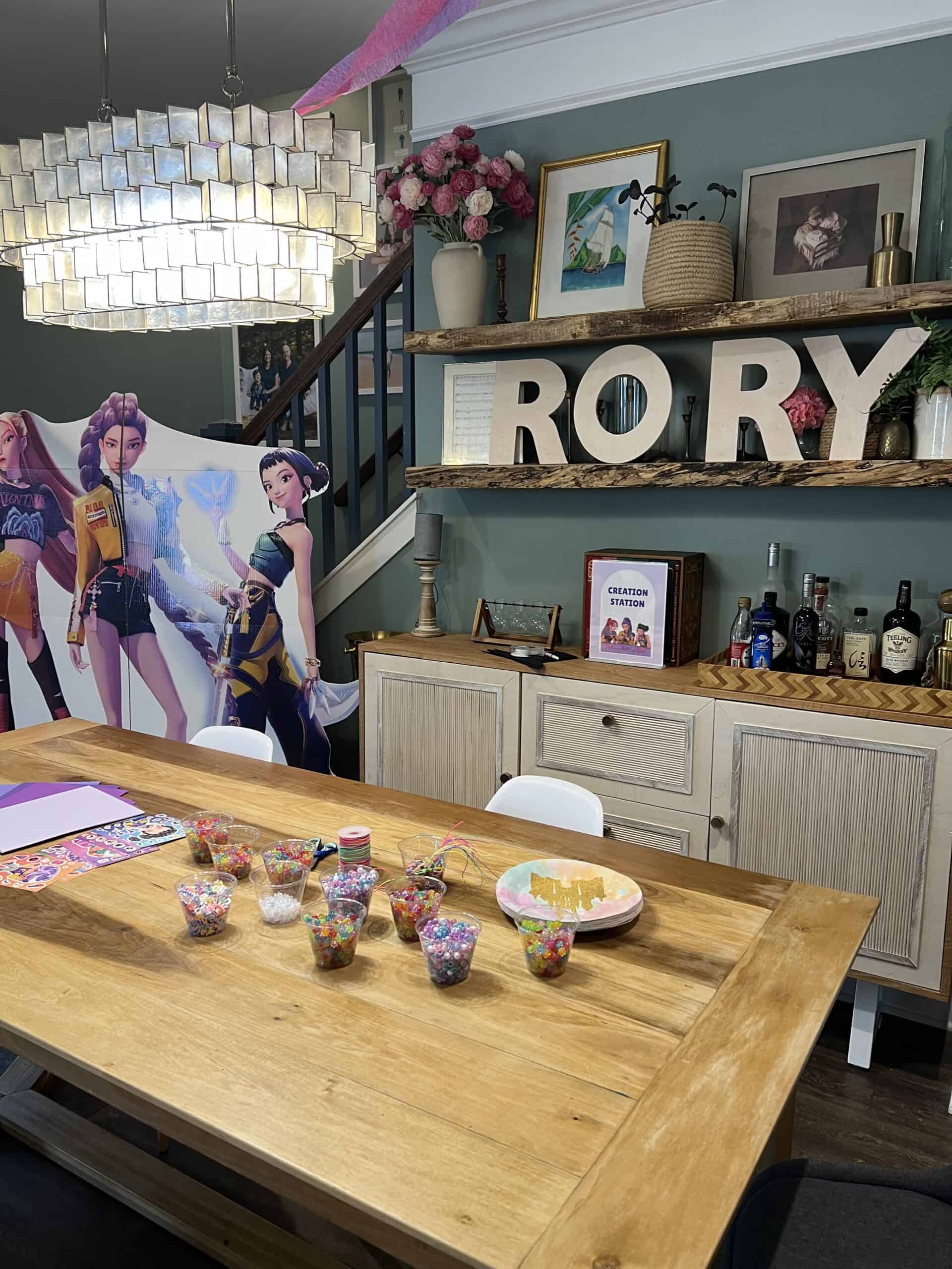 kpop demon hunters birthday party ideas