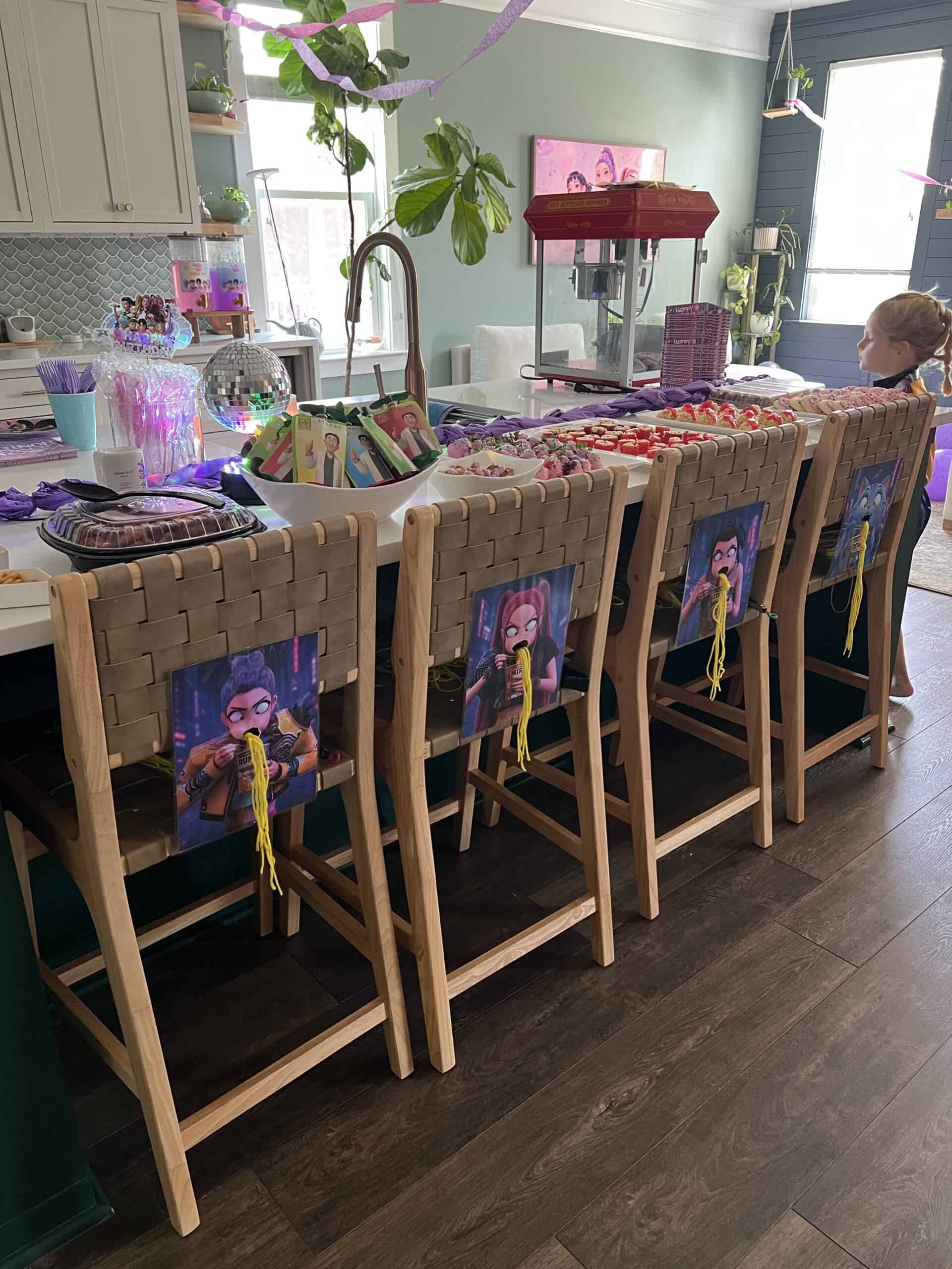 kpop demon hunters birthday party ideas