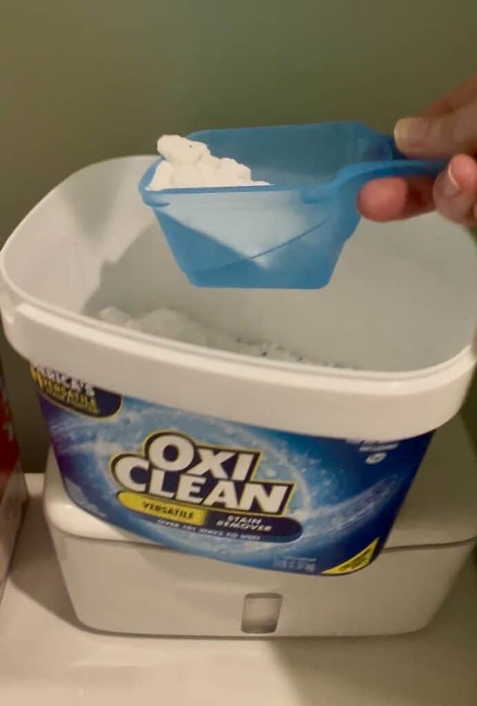 soaking in oxyclean
