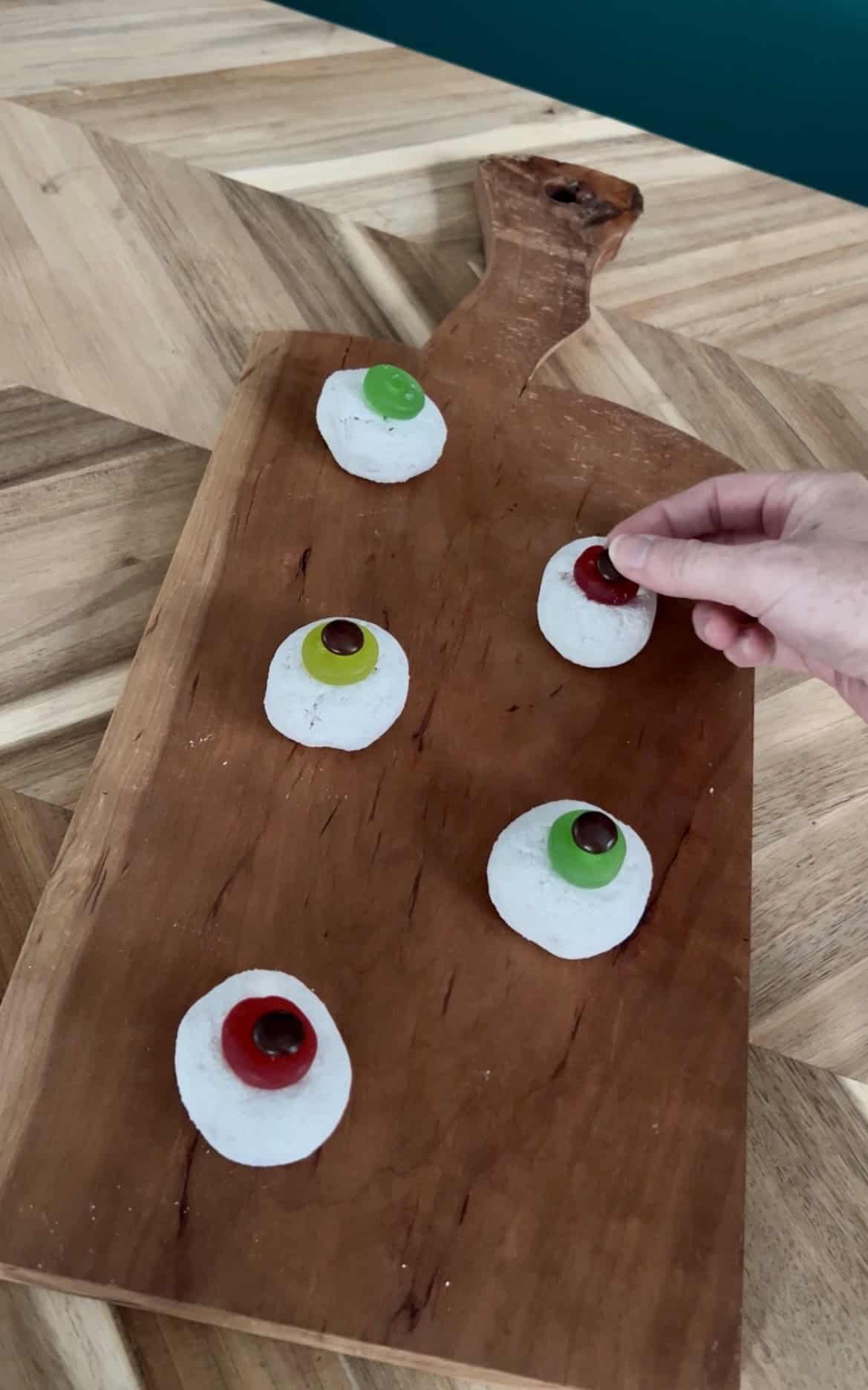 Easy Eyeball Donuts for Halloween