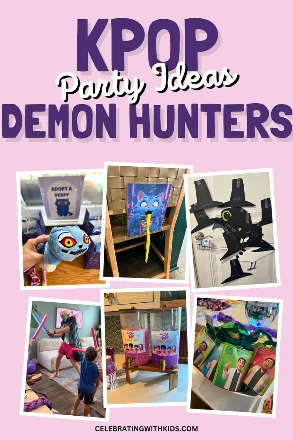 kpop demon hunters birthday party ideas