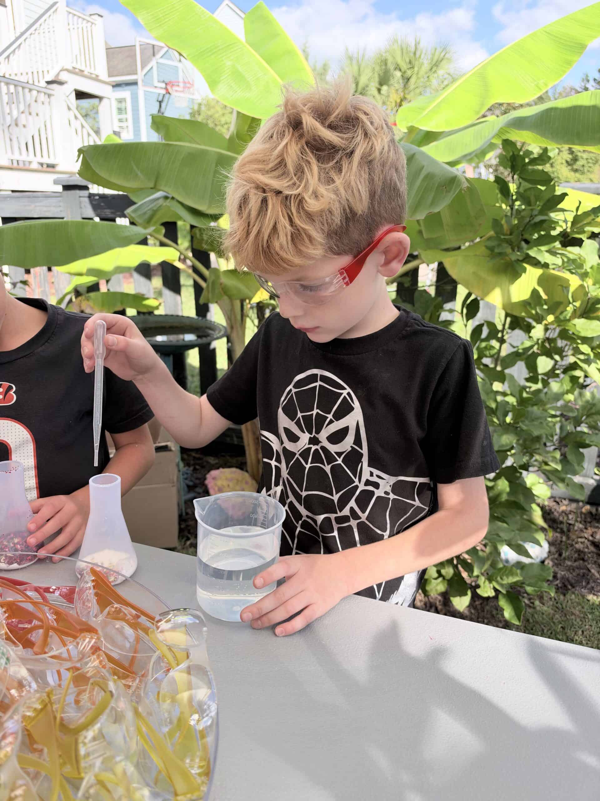 Fizzing Flask Science Experiment