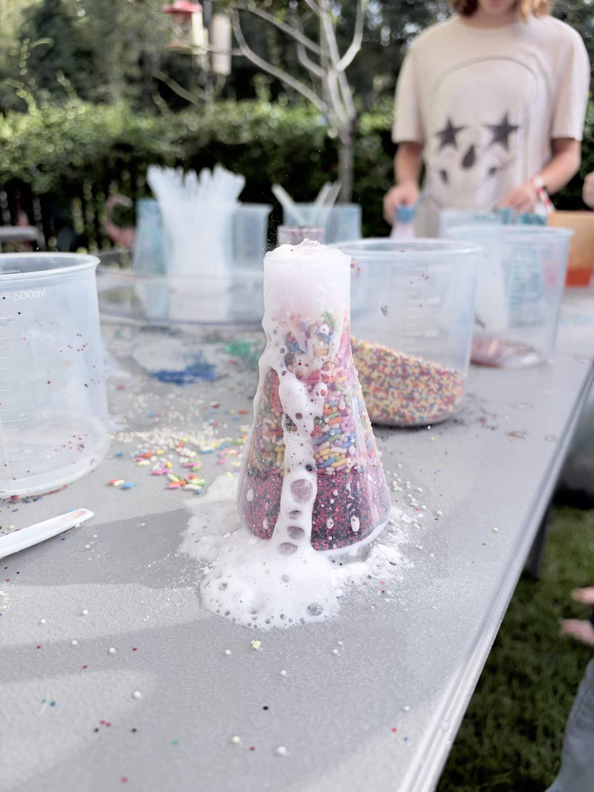 Fizzing Flask Science Experiment