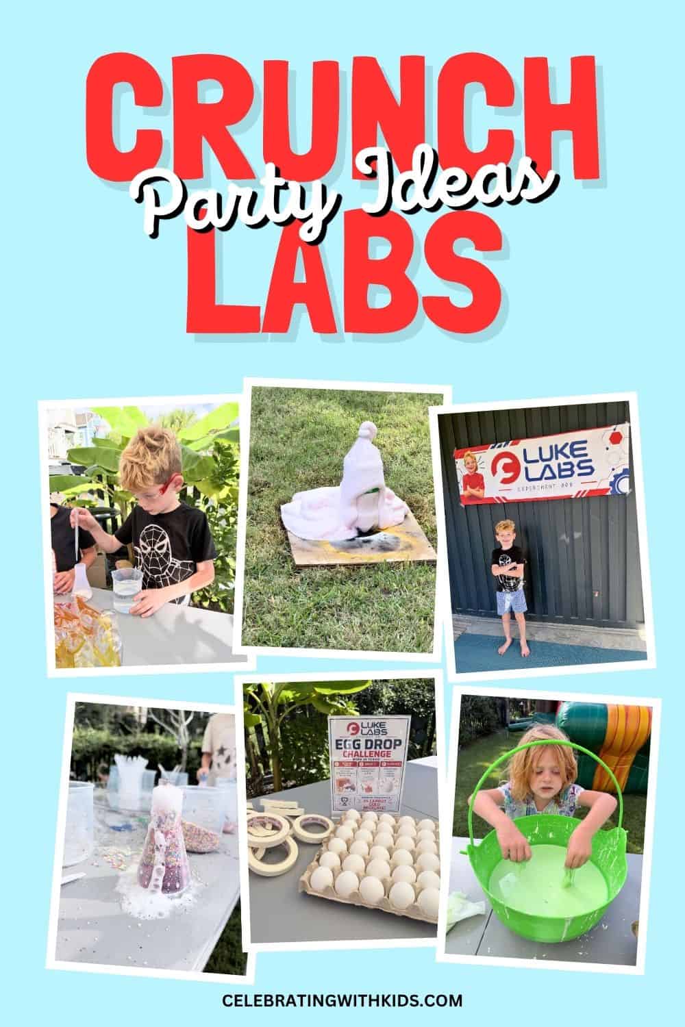 crunch labs science party ideas